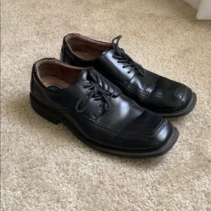 Black Square Toe Dress Shoes